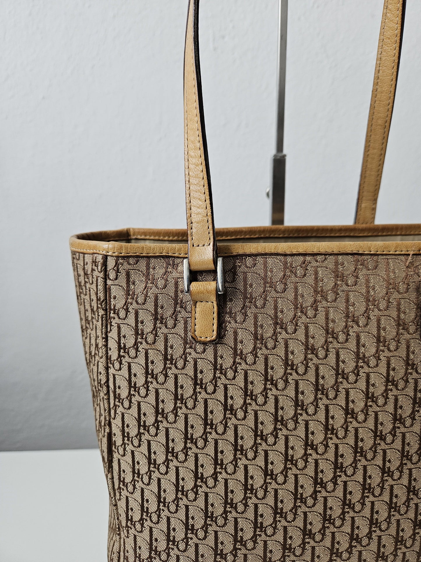 Y2k Dior by John Galliano trotter oblique monogram tote