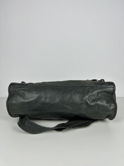 Balenciaga giant hardware city bag in dark gray