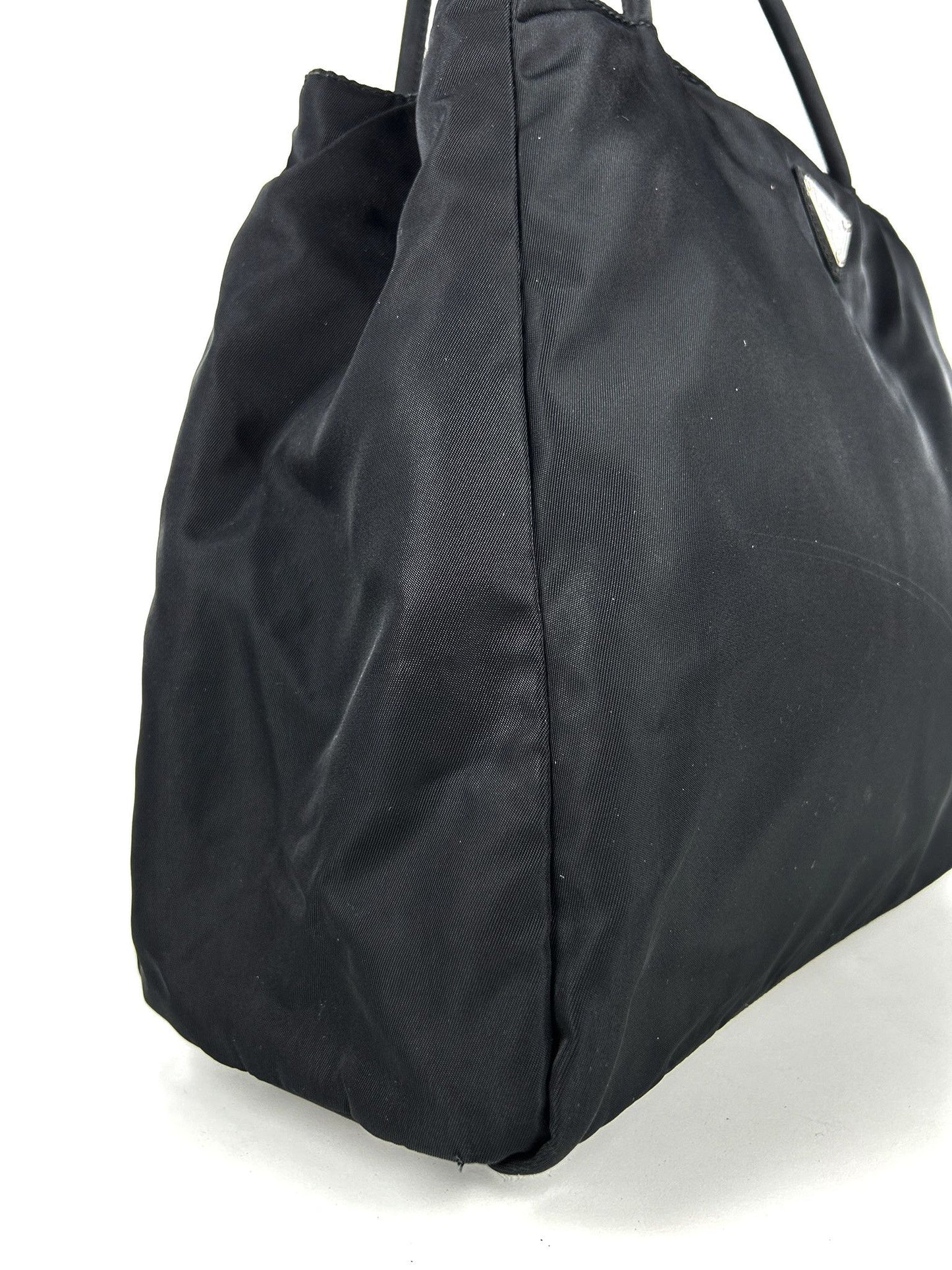 Vintage y2k prada tessuto city nylon triangle logo handbag