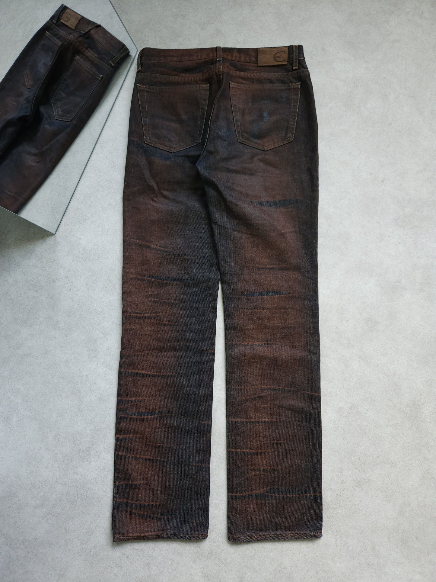 Archive y2k just cavalli overdyed slim denim