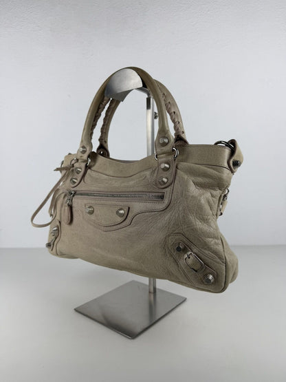 Balenciaga the first bag giant silver hardware