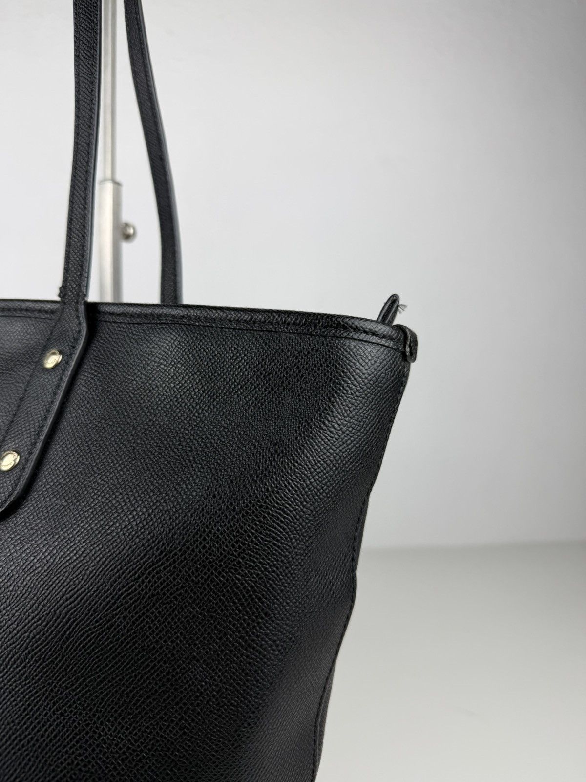Coach crossgrain leather city tote bag