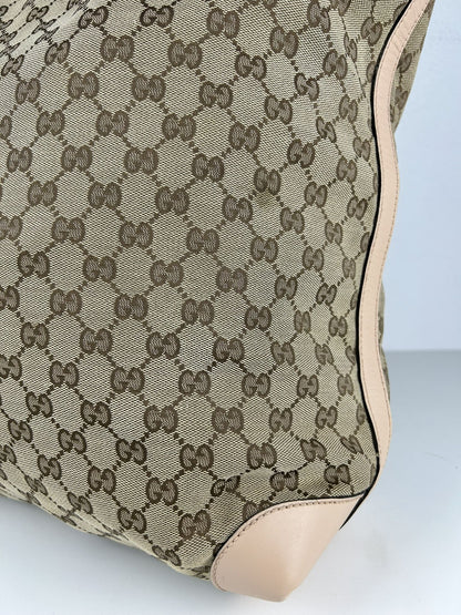 Gucci GG monogram canvas tote bag with pouch