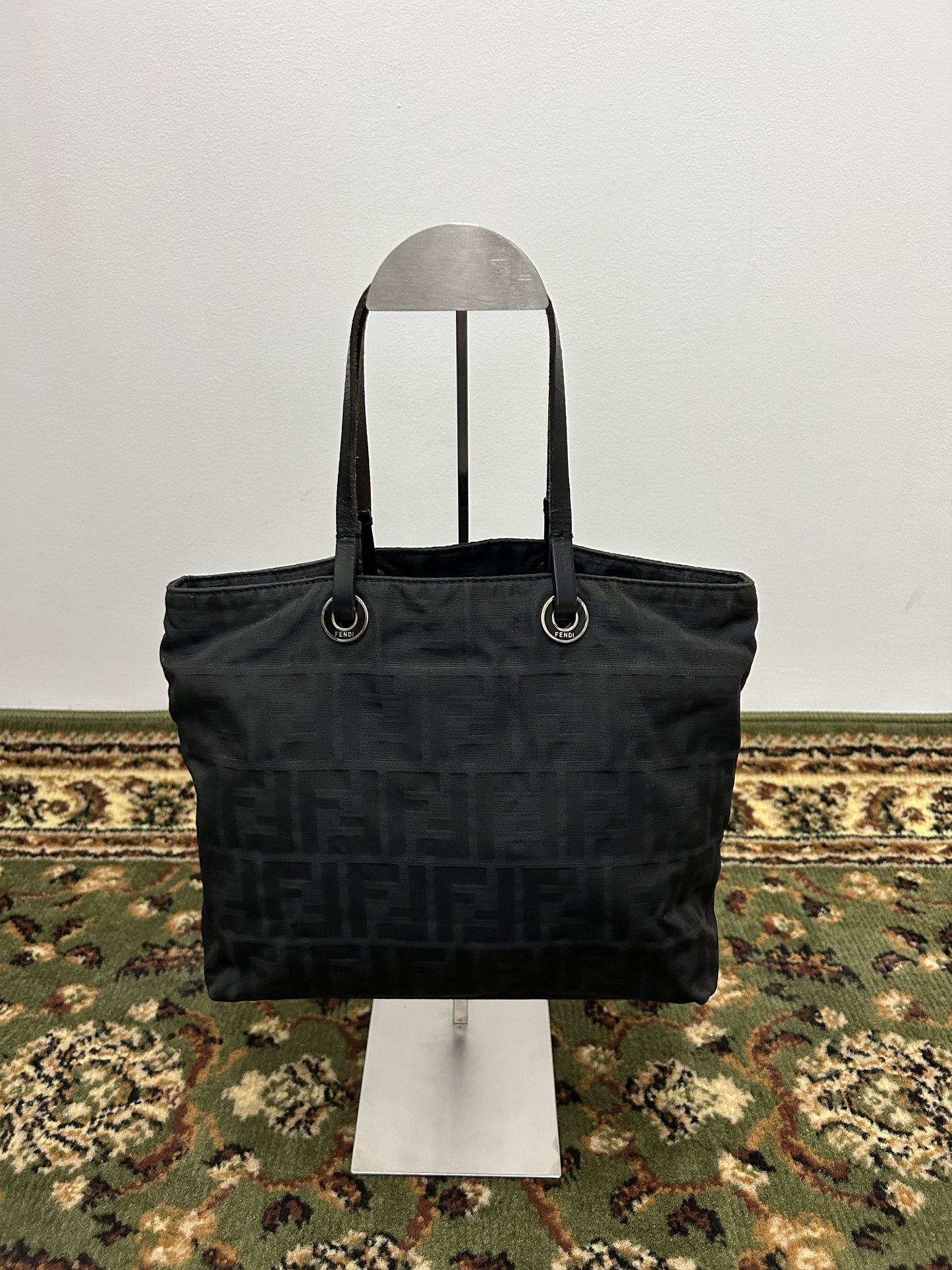 Vintage y2k fendi ff zucchino monogram tote bag