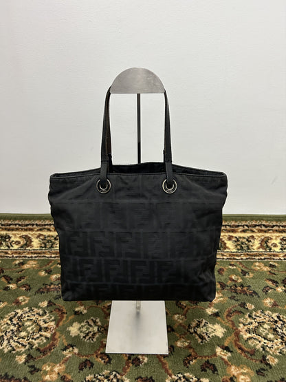 Vintage y2k fendi ff zucchino monogram tote bag