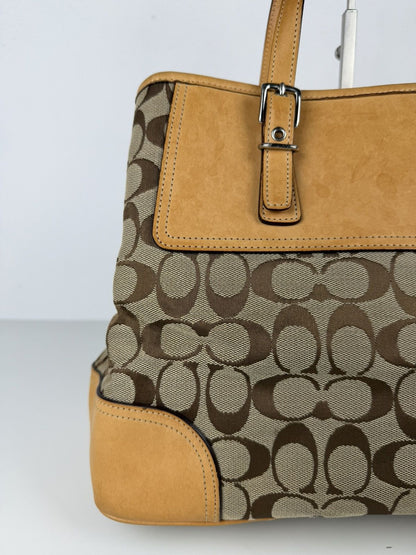 Coach signature tote