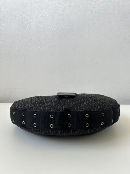 Y2k Dior street chic half moon hobo handbag