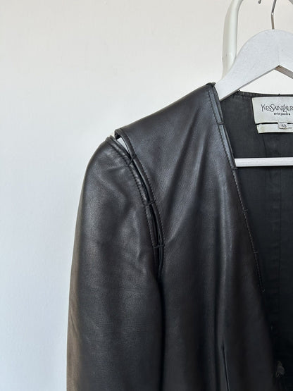 Yves Saint Laurent Rive Gauche Tom Ford era leather jacket