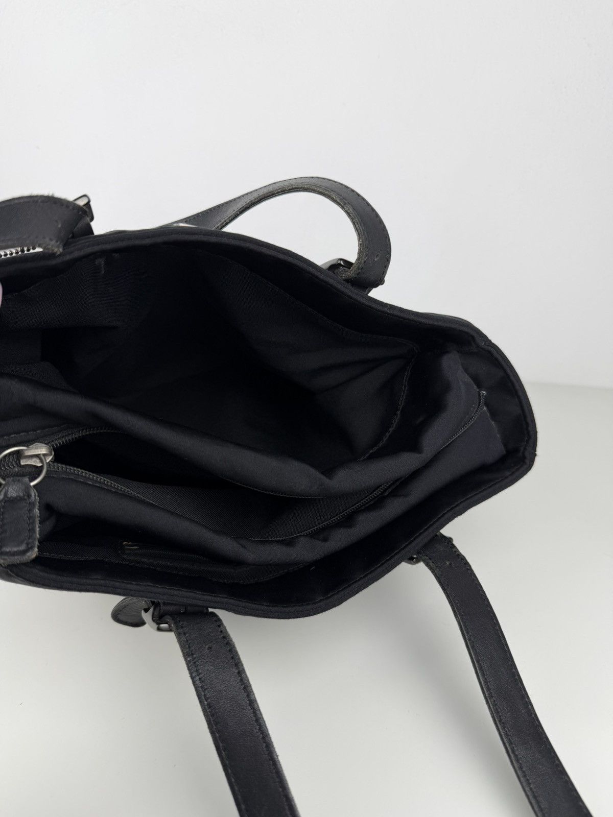 Coach neoprene and leather tote