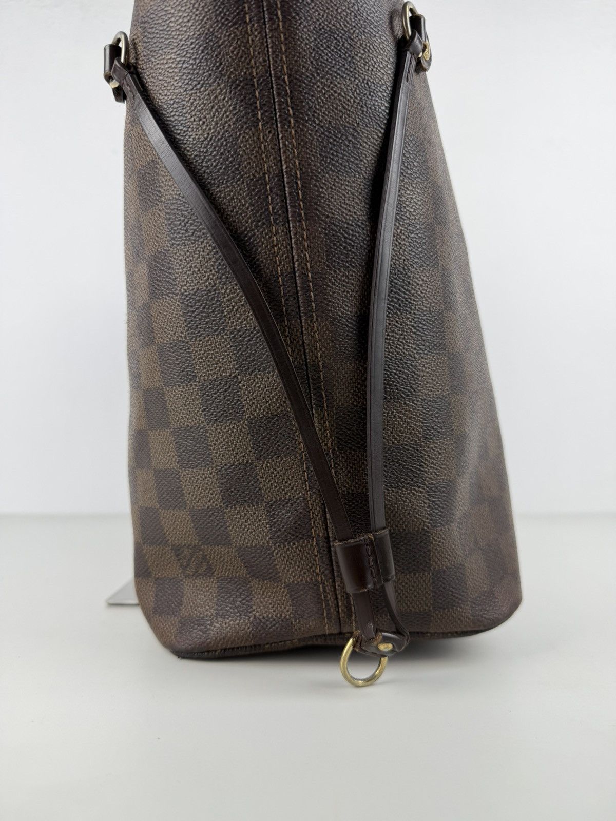 Louis Vuitton damier ebene neverfull mm tote bag