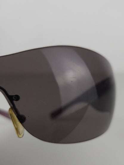 Archive y2k Prada SPR58F wraparound flame sunglasses