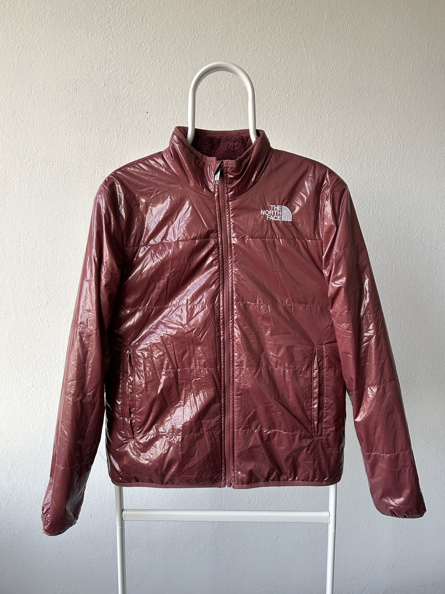 The north face reversible sherpa fleece jacket
