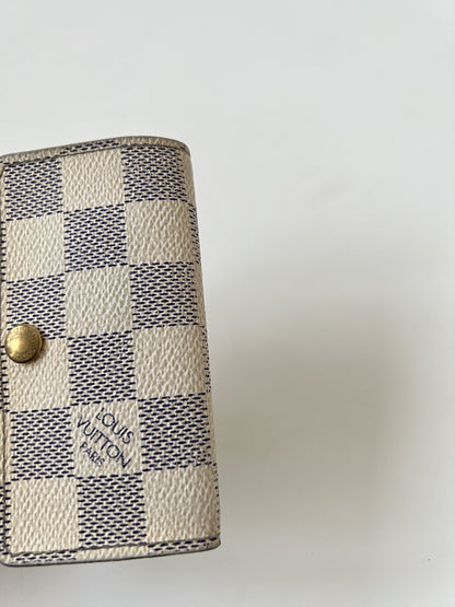 Louis Vuitton damier azur key holder