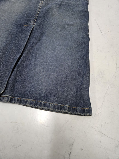 Archive Dolce Gabbana washed denim skirt