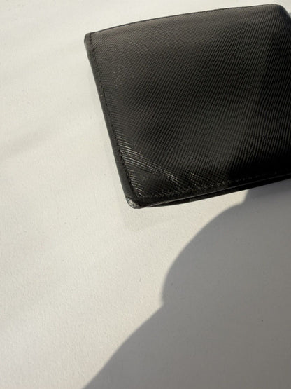 Prada saffiano leather bifold wallet