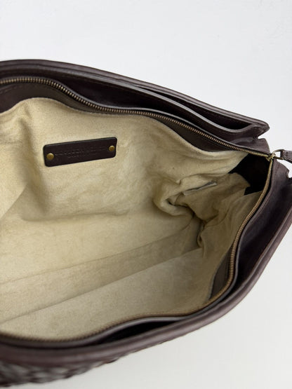 Bottega Veneta intrecciato leather shoulder/ crossbody bag