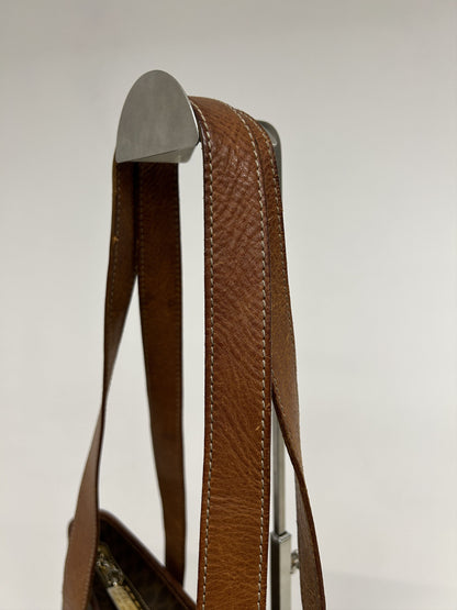 Vintage 90s Celine macadam top zip tote bag