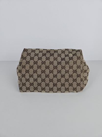 Gucci abbey gg monogram tote bag