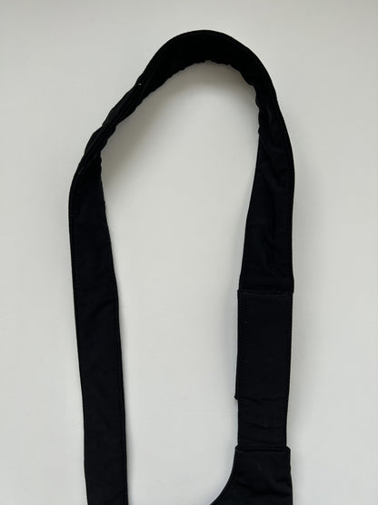 Archive AW1999 miu miu leather nylon crossbody/ sling bag