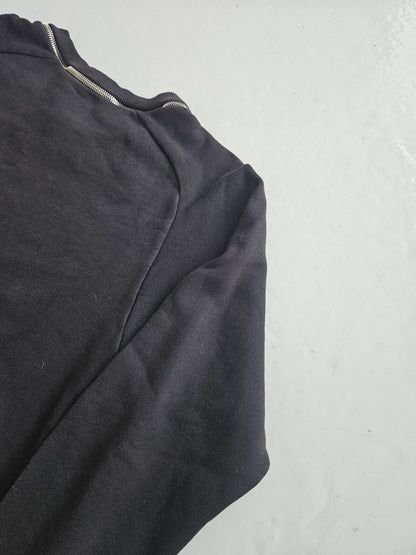 Saint Laurent zip off collar crewneck