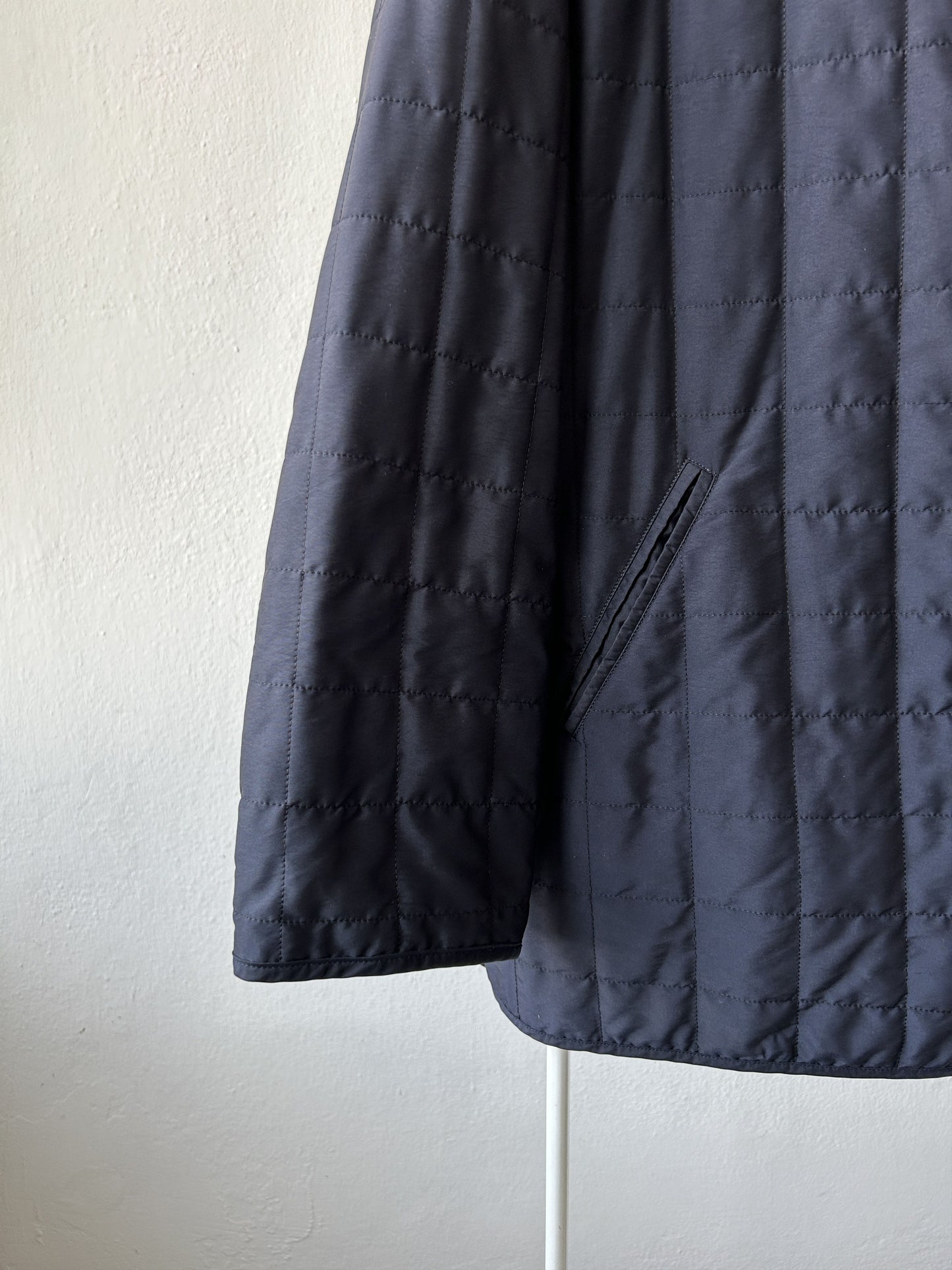 Vintage burberry nova check lined quilted light jacket