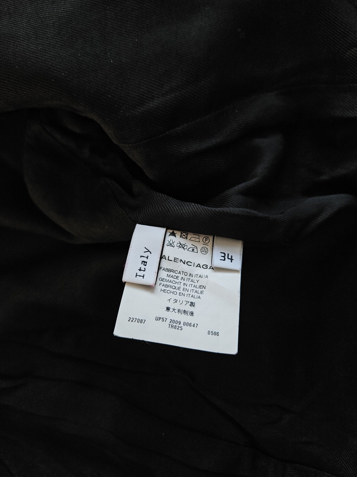 2009 Balenciaga blazer with padded shoulders