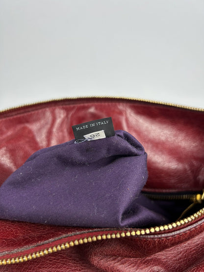 Miu miu vitello bow bag in red