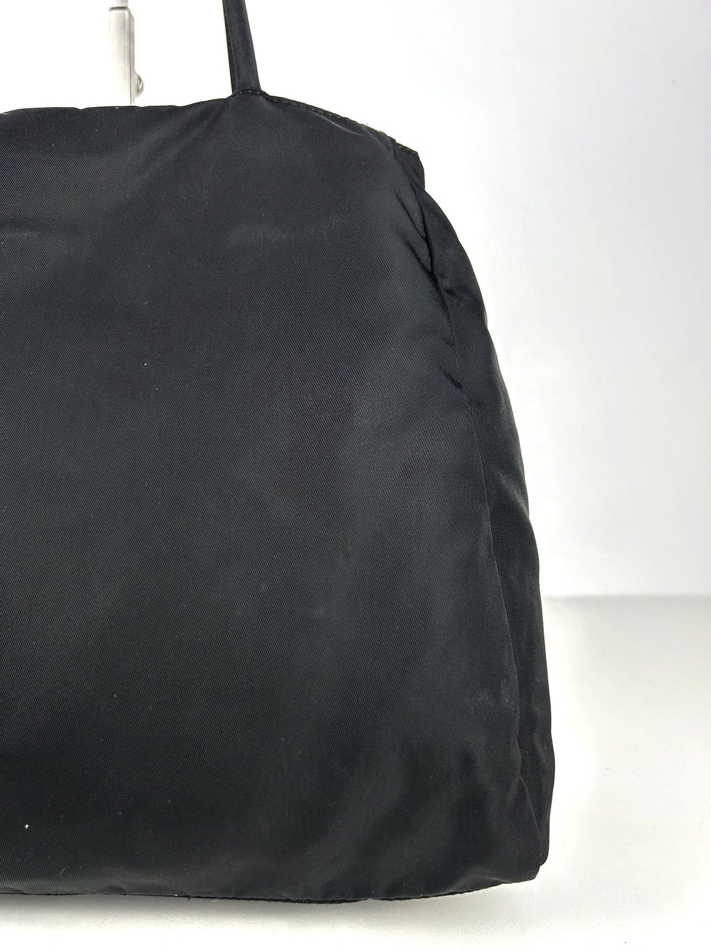 Vintage y2k prada tessuto city nylon triangle logo handbag