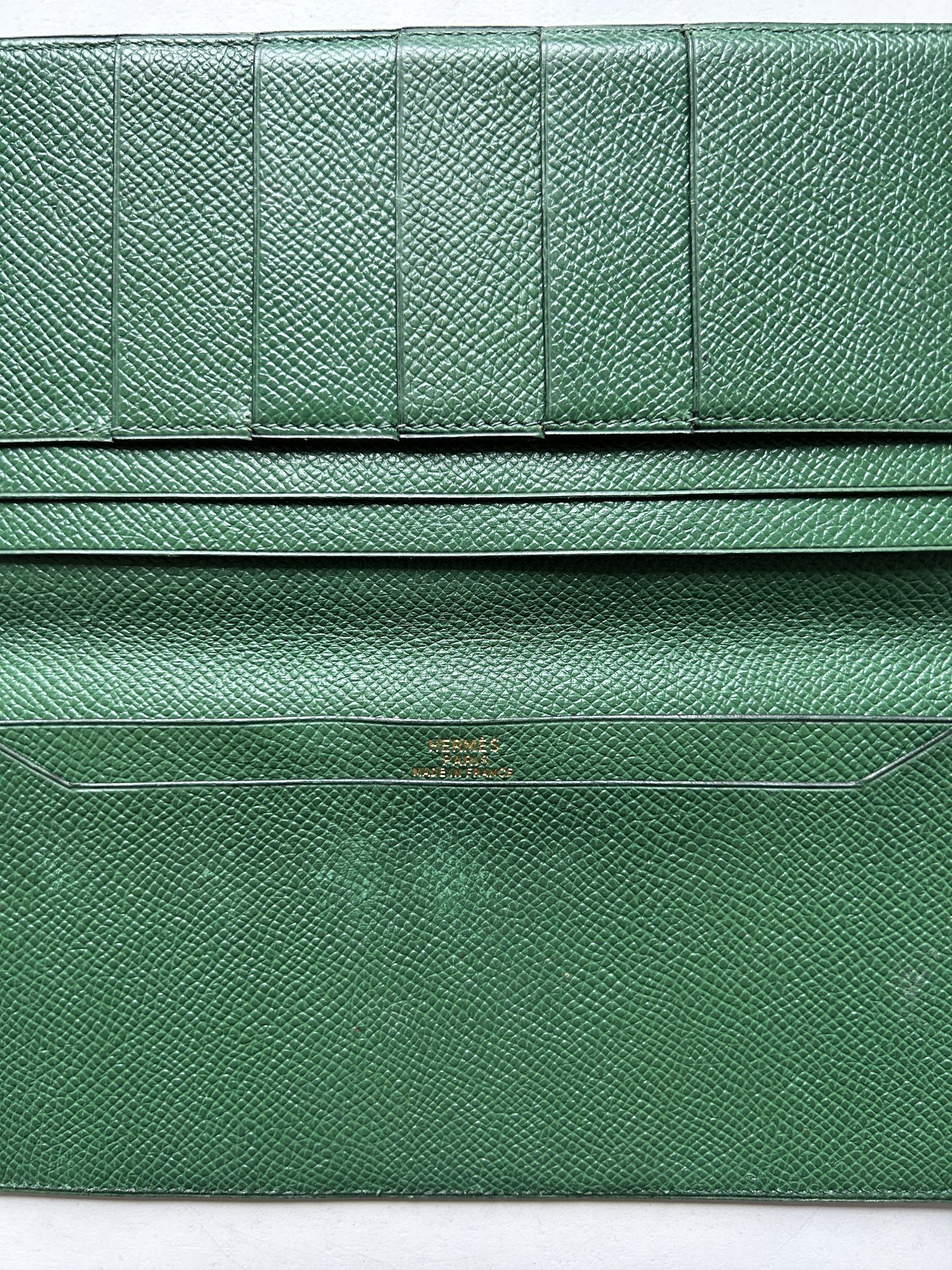 Vintage hermes osaka long bifold wallet