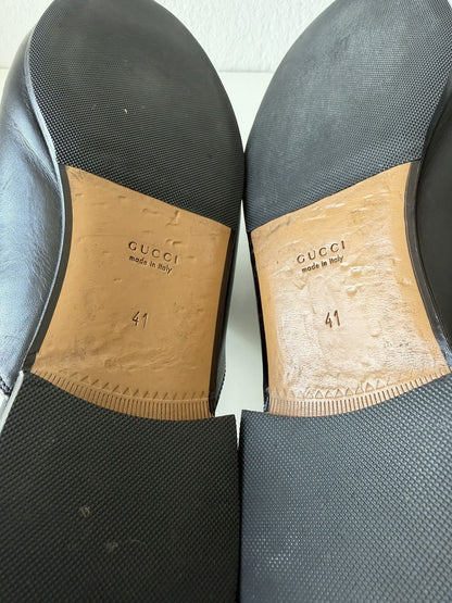 Gucci princetown horsebit slip on loafers