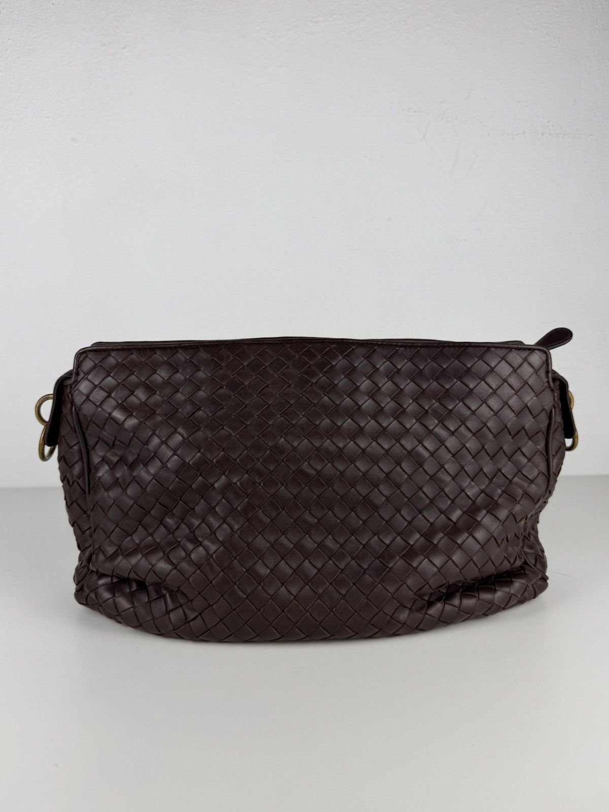 Bottega Veneta intrecciato leather shoulder/ crossbody bag