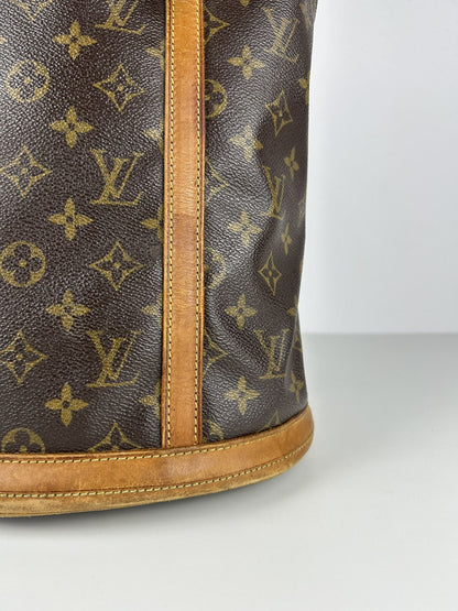Vintage Louis Vuitton monogram bucket GM handbag