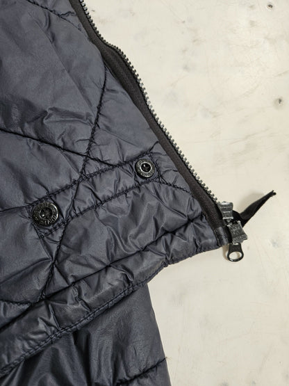 Stone Island garment dyed quilted micro yarn light down jacket