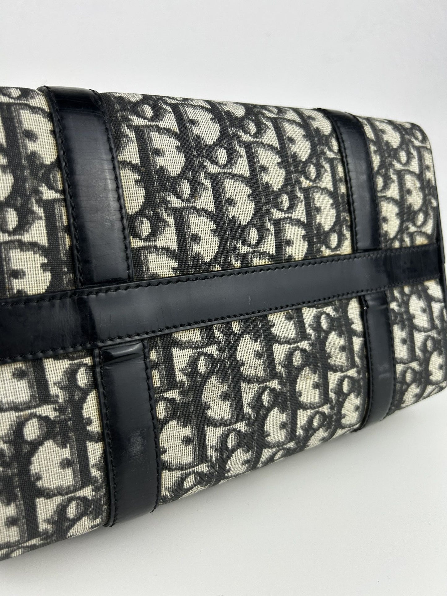Dior John Galliano era trotter monogram mini boston bag