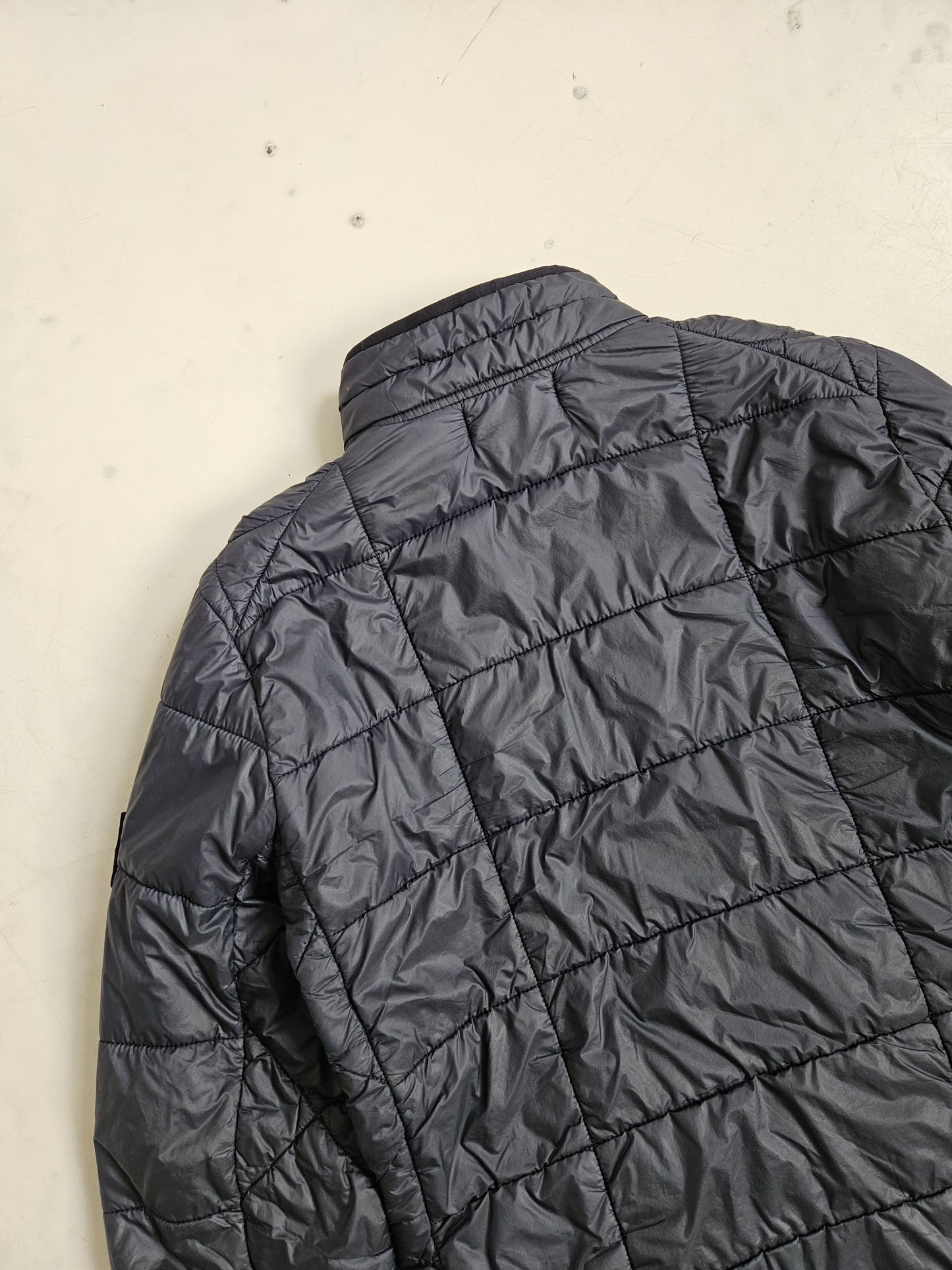 Stone Island garment dyed quilted micro yarn light down jacket