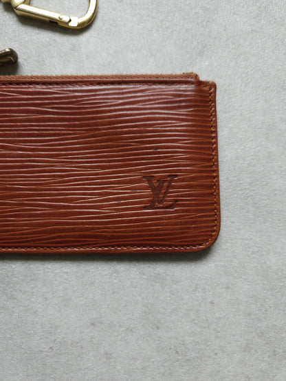 Vintage Louis Vuitton epi leather pochette cle