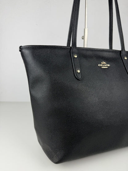 Coach crossgrain leather city tote bag