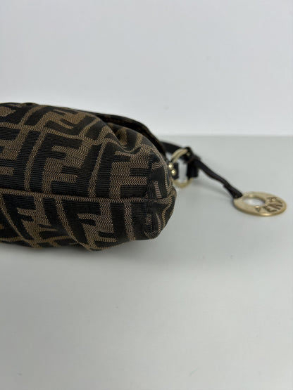 Fendi zucca monogram canvas chef bag baguette