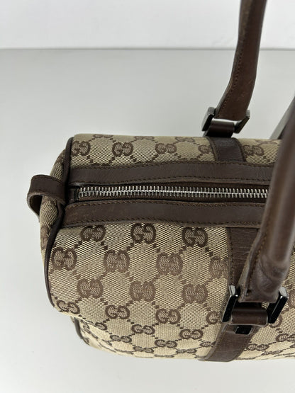 Gucci GG monogram canvas mini bowling bag