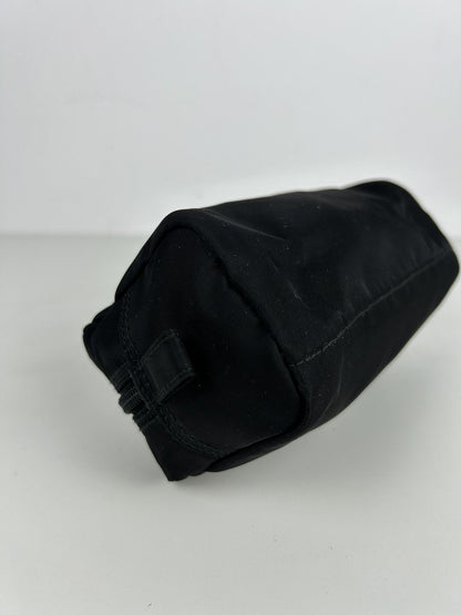 Prada nylon triangle logo mini pouch