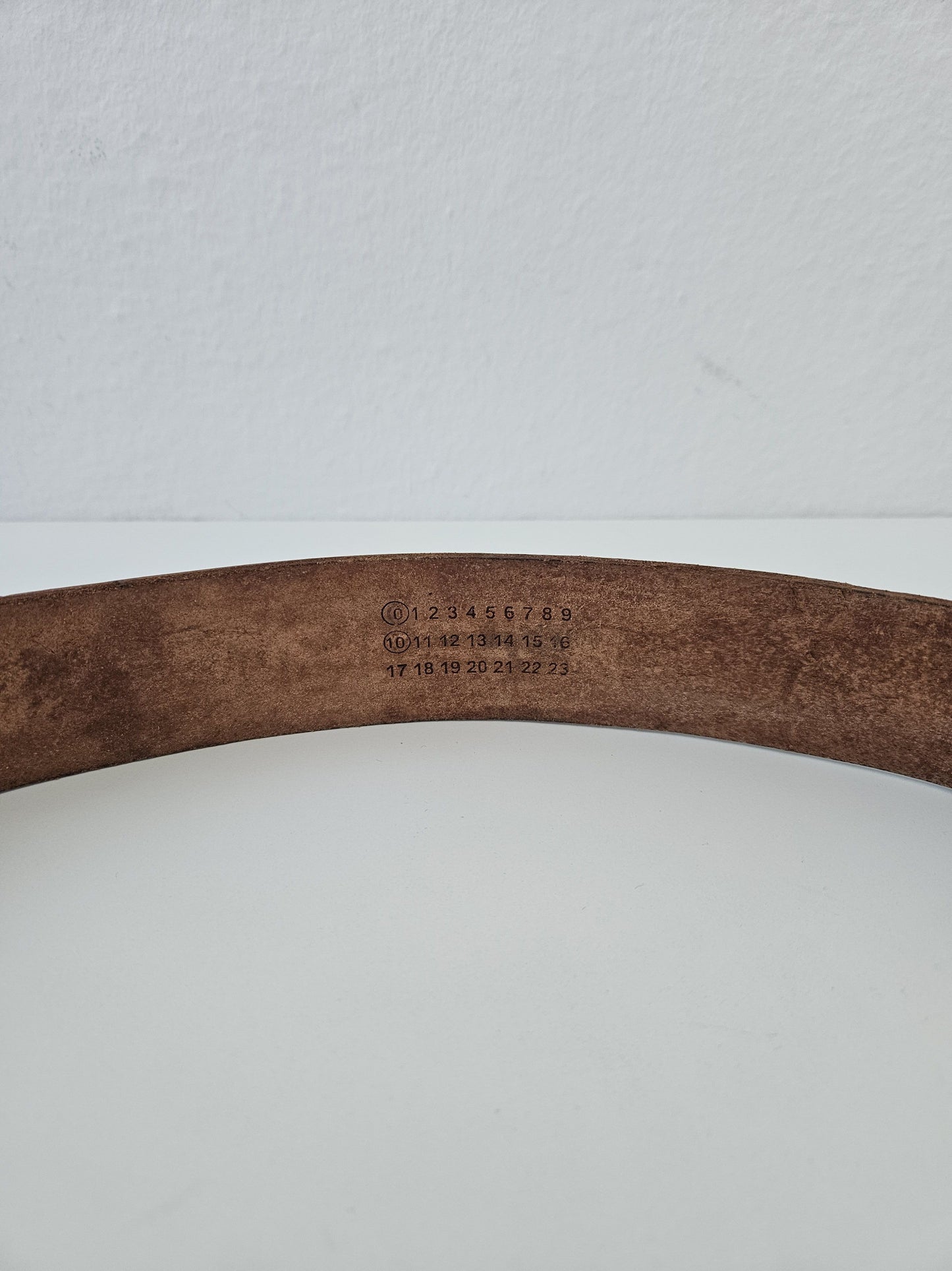 Archive y2k Maison Martin Margiela artisanal handpainted leather belt