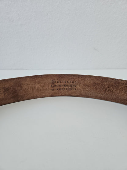 Archive y2k Maison Martin Margiela artisanal handpainted leather belt