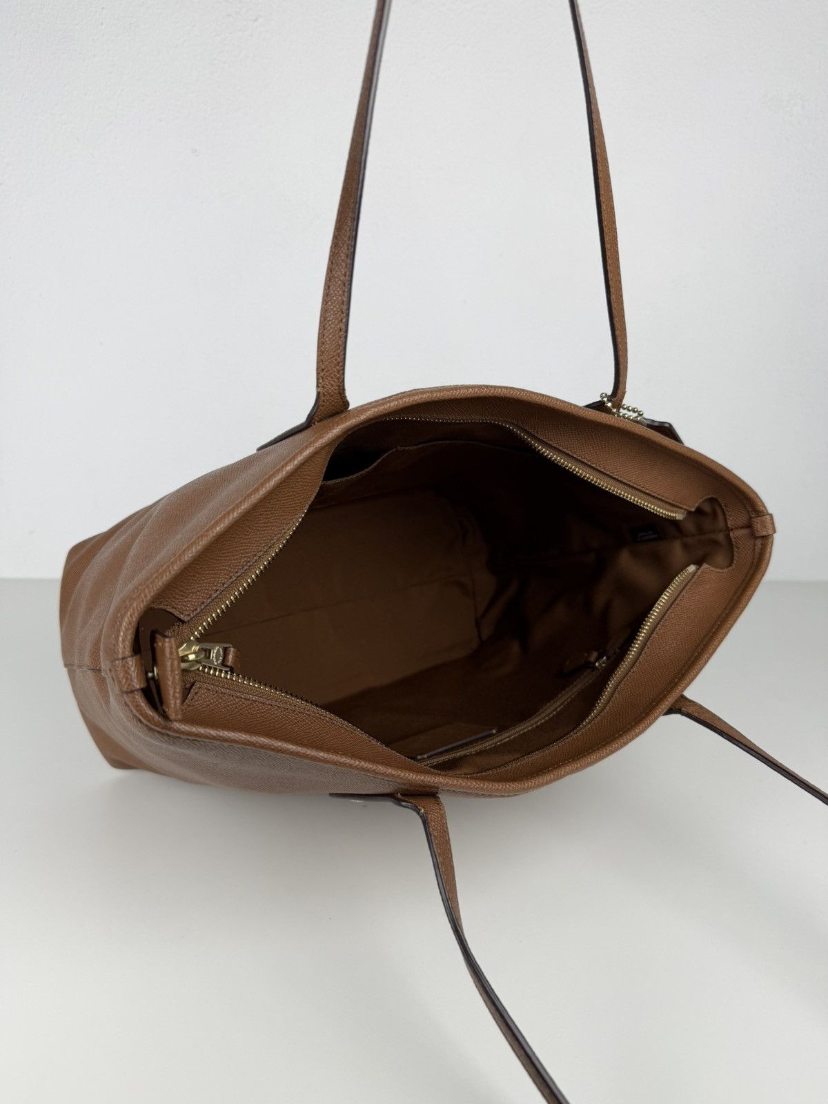 Coach crossgrain leather city tote bag