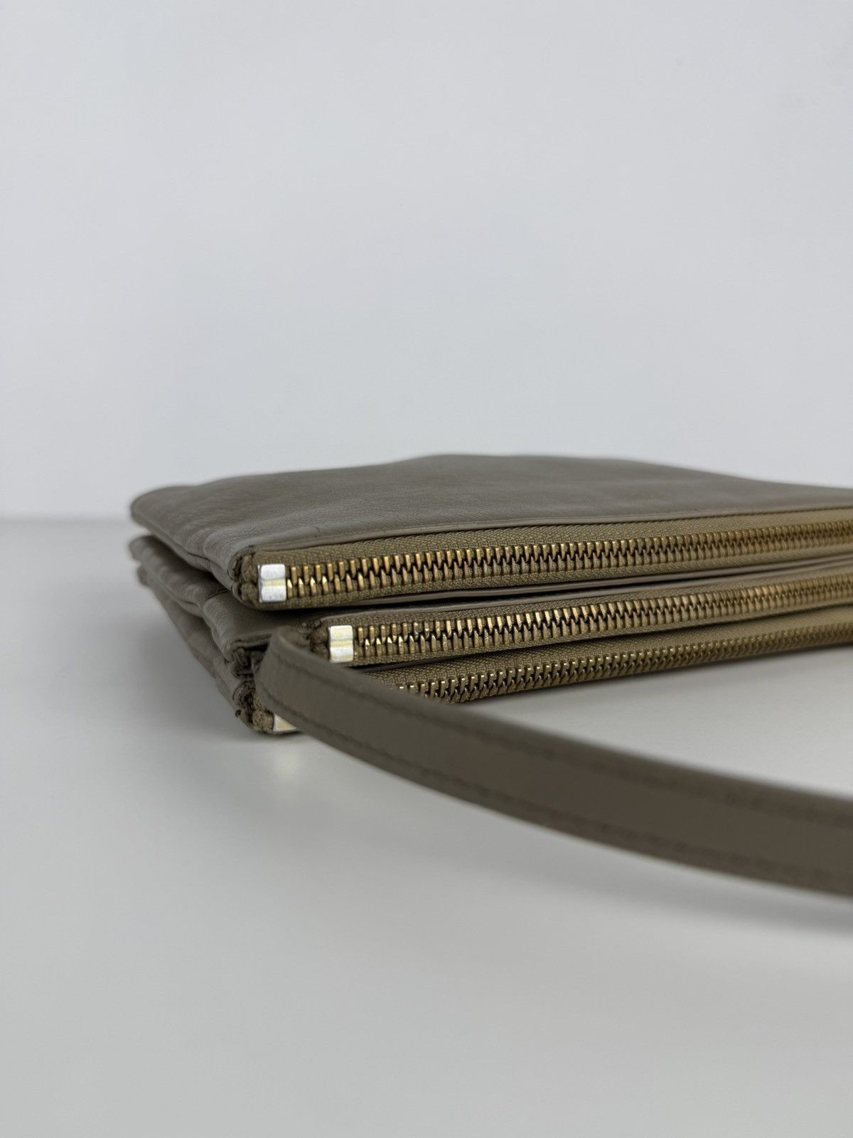 Celine trio leather shoulder/ crossbody bag