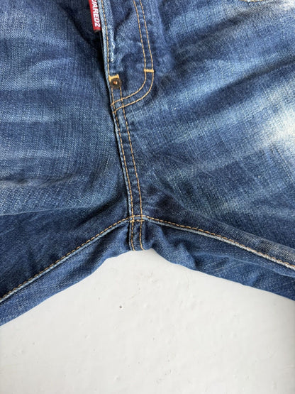 Dsquared2 distressed cool girl cropped jean
