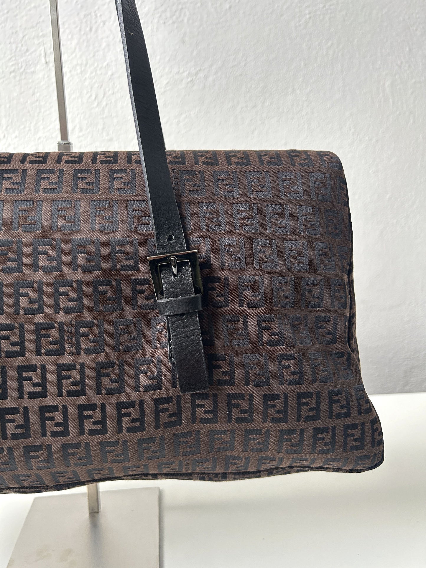 Fendi zucchino monogram canvas handbag