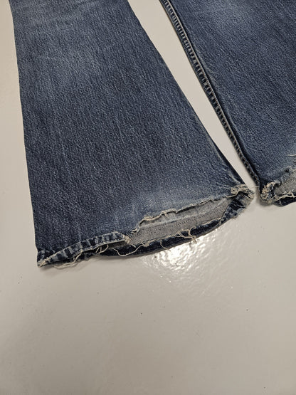 Vintage y2k levis 544 distressed flared denim