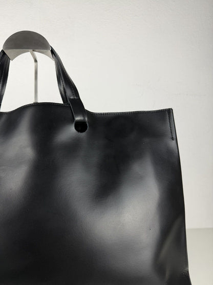 SS2000 Jean Paul Gaultier city panier leather tote bag