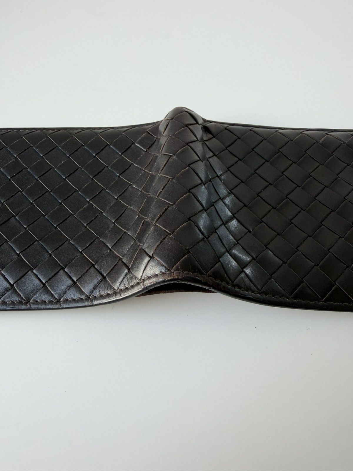 Bottega Veneta intrecciato leather bifold wallet