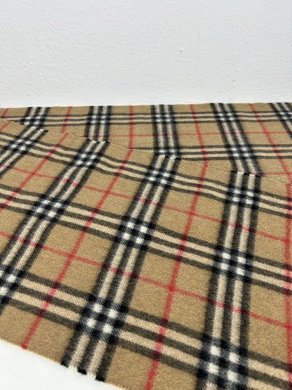 Vintage Burberry nova check cashmere scarf